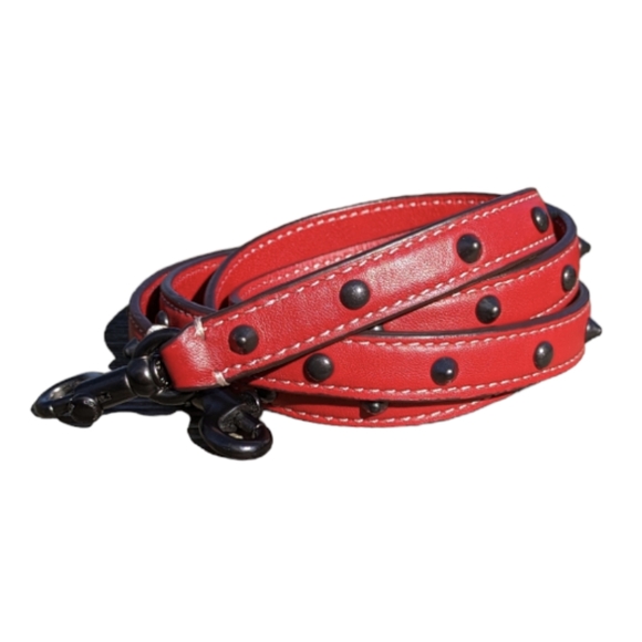 🍒Rare 1941 red Mini Saddle 17 with studded strap?! 🍒 - Picture 6 of 9